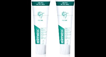 Elmex Sensitive Professional Tandpasta - 2 x 75 ml - Voordeelverpakking