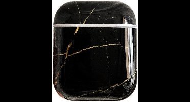 Beschermhoes voor AirPods - Zwart Marmer