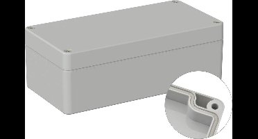 BOX4U PC 220000 5U 5U220000 Outdoorbehuizing 160 x 80 x 55 Polycarbonaat Grijs-wit (RAL 7035) 1 stuk(s)