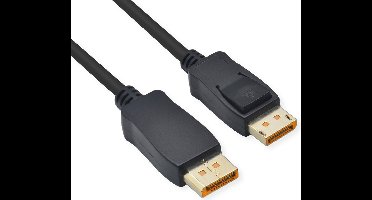 ROLINE DisplayPort-kabel, v2.1, 10K, DP M - M, zwart, 3 m