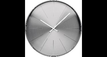 TECHNOLINE WT2410 WANDKLOK - zilverkleur - XL - 39 cm