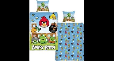 Angry birds Dekbed all 140x200 / 60x70 cm