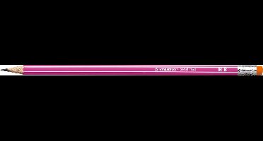 Stabilo pencil 160 with eraser HB pink