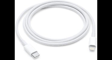 USB-C To Lightning Kabel - Geschikt voor Iphone, IPad of IPod - 1 Meter - Wit