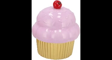 CANDY DECORATION LILA DONUT JAR 12x12x14cm