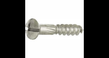 Houtschroef DIN 95 (4 stuks) 4,0x30 mm glans nikkel