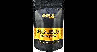 BeBulk Nutrition - ShilajiBulk - Shilajit 500mg - 90 Capsules voor 3 maanden - Vegan - Libido - Stress - Energie - Testosterone - Zonder onnodige toevoegingen - Past Door Brievenbus - Hoge Kwaliteit - Geproduceerd in Nederland