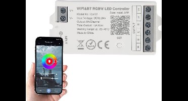 Losse wifi controller voor RGBW led strips - Werkt met IKEA Tradfri, Osram Lightify en Tuya Smart Life