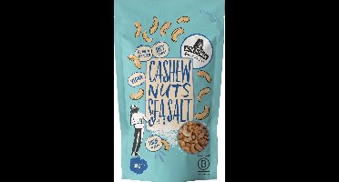 John Altman Droog Geroosterde Cashewnoten Sea Salt - vegan - zonder suiker en olie - hoog in vezels - perfect voor onderweg - 12x 100g