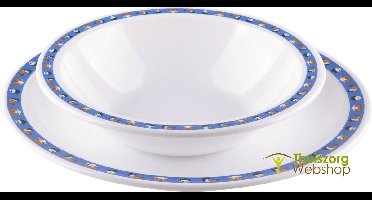 Onbreekbaar en versierd bord Zootex : Kommetje Zootex 400 ml