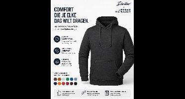 Daiber Hoodie Heren - Sweatshirt Heren met Capuchon - (Zwart) - Maat 3XL - Inclusief 2 TLRGolf Wasknijpers