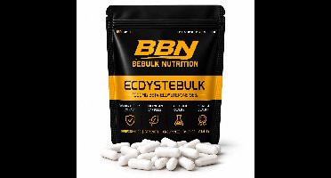 BeBulk Nutrition - Ecdystebulk - Beta-Ecdysterone 1000mg 98% - 180 Capsules voor 6 maanden - Vegan - Kracht- Spiermassa - Herstel - Testosterone - Zonder onnodige toevoegingen - Past Door Brievenbus - Hoge Kwaliteit - Geproduceerd in Nederland