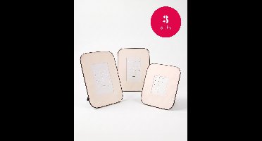 vtwonen - Fotolijsten - Metaal - Zwart - Set van 3 - Verschillende Formaten