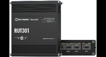 Teltonika RUT301, industriële router met 4 lan poorten