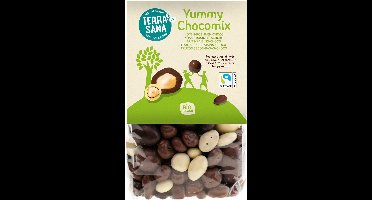 TerraSana Yummy chocomix noten rozijnen choco bio (200g) NL-BIO-01