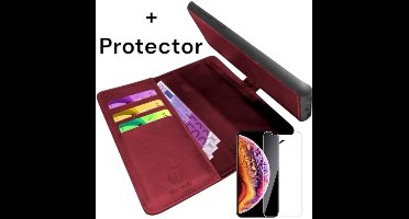 2-in-1 magnetische cases Geschikt voor Apple iPhone 6/6S plus + gratis protector Rood