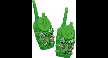 Minecraft - walkie talkie set voor kinderen - eenvoudige bediening - werkt op batterijen