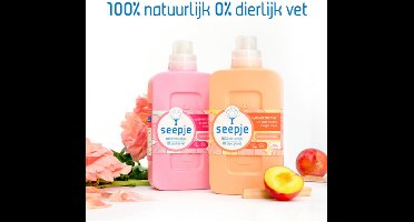 Seepje Wasverzachter Pioenroos & Cederhout - 120 wasbeurten - 4 x 750 ml - Voordeelverpakking