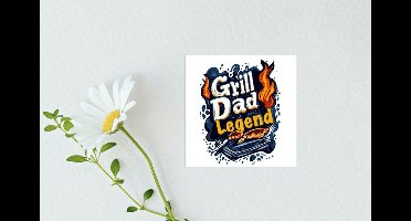 Tegel 15 x 15 Grill Dad legend, BBQ