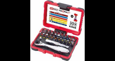 KS Tools TORSIONpower - Bitset - 32-delig - Magnetische Houder - Adapter 1/4"