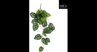 Mica Decorations Monstera hangend groen - L80cm