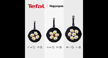 Jamie Oliver by Tefal Hapjespan - Sauteerpan - met Deksel - 25cm - Inductie