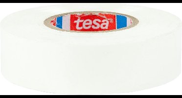 tesa® Isolatietape - voor het isoleren en bundelen van elektrische kabels, soft pvc, 20m:19mm, wit