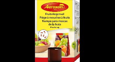 AEROXON Fruitvliegenval - Zonder Insecticide - Extra Krachtig En Effectief