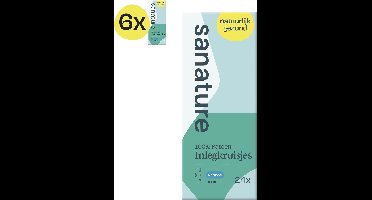Sanature 100% katoenen - Inlegkruisjes Normaal - 6 x 24 stuks - Natuurlijk & voor de gevoelige huid