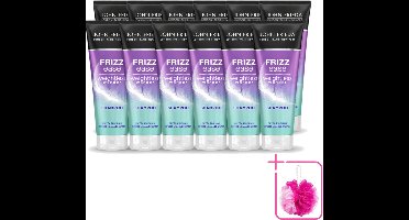 12 x John Frieda – Shampoo – Frizz Ease Weightless Wonder – Lichtgewicht verzorging – 250 ml - Bulkverpakking - Pluisvrij haar - Douchemop - Lichtgewicht shampoo