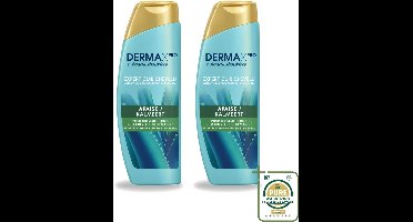 2 x Head & Shoulders - DermaX Pro - Anti-Roos Shampoo - Kalmeert - 470 ml - Wasstrips - Anti-roos Shampoo - Droge Hoofdhuid - Jeuk - Hoofdhuid Verzorging - Kalmerend Shampoo