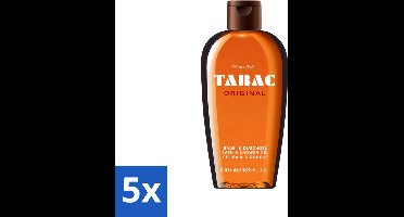 5 x Tabac Original - Douchegel - Milde reiniging - 400 ml - Voordeelverpakking - 5 stuks