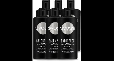 6 x Syoss Salonplex Shampoo - Shampoo - Bescherming - 440 ml - Voordeelverpakking - 6 stuks