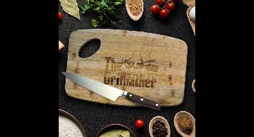 MikaMax Grillfather Cutting Board - Bamboe BBQ Snij- en Serveerplank 40 x 30 cm