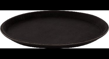 Mammoet - Dienblad - Easy - Rond - Antislip - 36 cm - Zwart - Polypropyleen