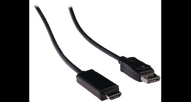CablExpert CC-DP-HDMI-1M - Adapterkabel, DisplayPort - HDMI