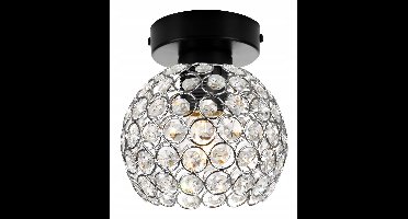 Glamour Plafondlamp Kristal Chroom E27