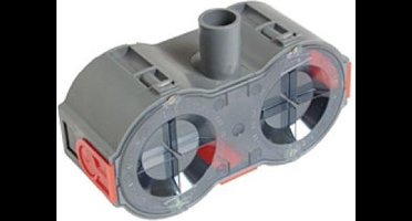Attema duoinbouwdoos UD50 koppelbaar met tuit 16mm (5/8 ) met label