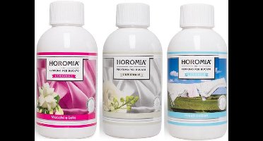 Wasparfum Horomia | set 3 x 250 ml Muschi e loto, White, Fresh cotton