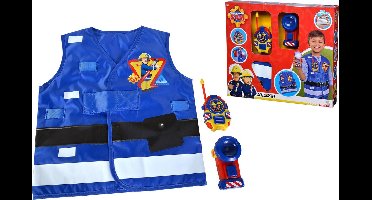 Simba - Brandweerman Sam - Brandweerman reddingsset - Verkleedset - Speelgoedpolitieset - Vanaf 3 jaar