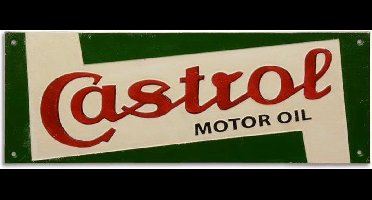 Wanddecoratie - Castrol motorolie  - Wandpaneel