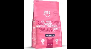 Imby Kattenvoer droogvoer met insecten - 100% natuurlijke kattenbrokken - insecteneiwit - hypoallergeen - kattenvoeding - kattenkorrels droogvoer kat - 6kg