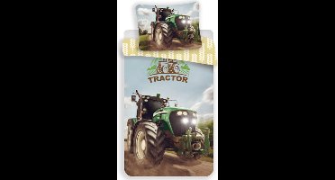 Sweet Home Dekbedovertrek Tractor - 140 x 200 cm / 70 x 90 cm - Katoen