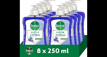 Dettol Handzeep Lavendel & Vioolbloesem 250ml - 8 stuks - Voordeelverpakking
