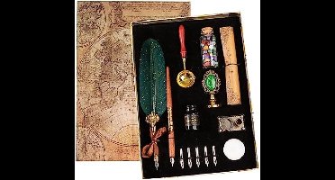 PromoHome Kalligrafie Ganzenveer Set met Geschenkverpakking