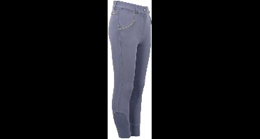 Paardenpraattv Paardrijbroek Paardenpraat By Ej Johnny Full Grip Kids Lichtblauw - 152
