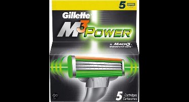 Gillette Mach 3 Power - 5 stuks - Scheermesjes