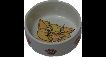 Kattenvoerbak- met design-Animal king