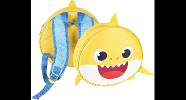 3D-Kinderrugzak Baby Shark Geel (30 x 28 x 9 cm)