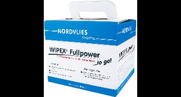 WIPEX schoonmaakdoeken Fullpower, pluisvrij, zeer scheurvast, dispenserbox